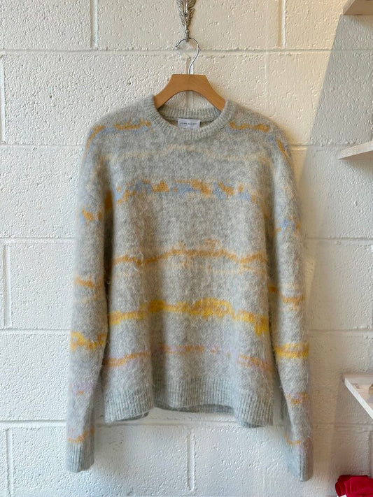 John Elliott abstract pattern wool blend sweater