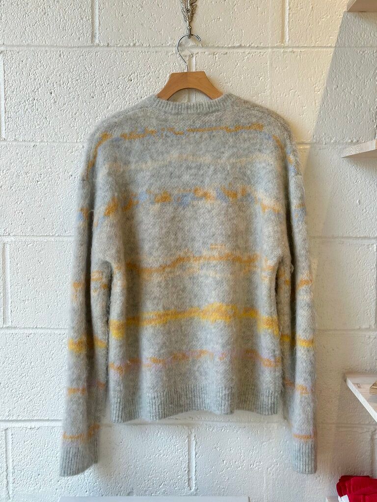 John Elliott abstract pattern wool blend sweater