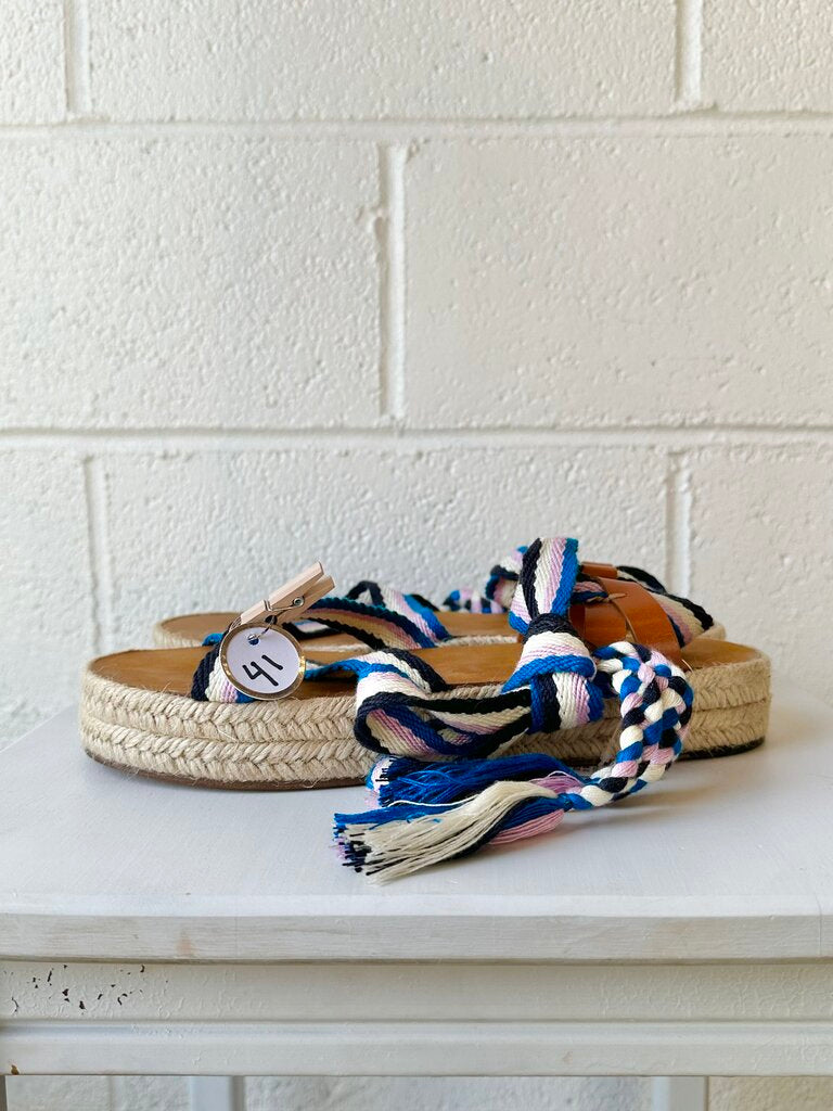 Isabel Marant NEW Striped Platform Sandals