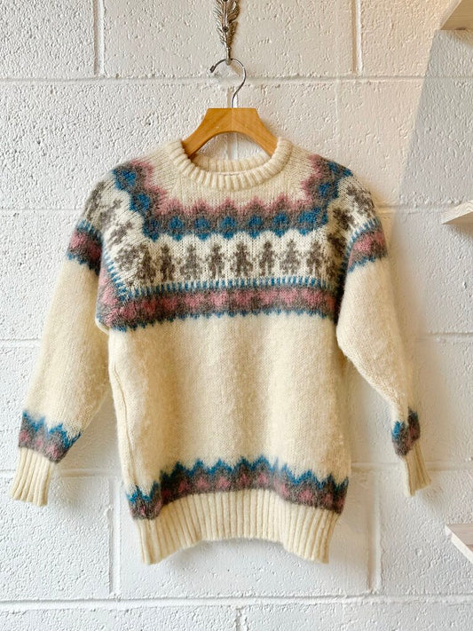 Alafoss Iceland Wool hand knit sweater
