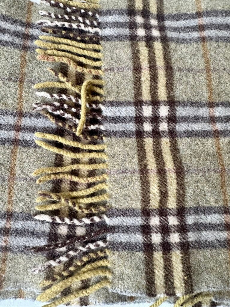 Vintage Burberry check scarf