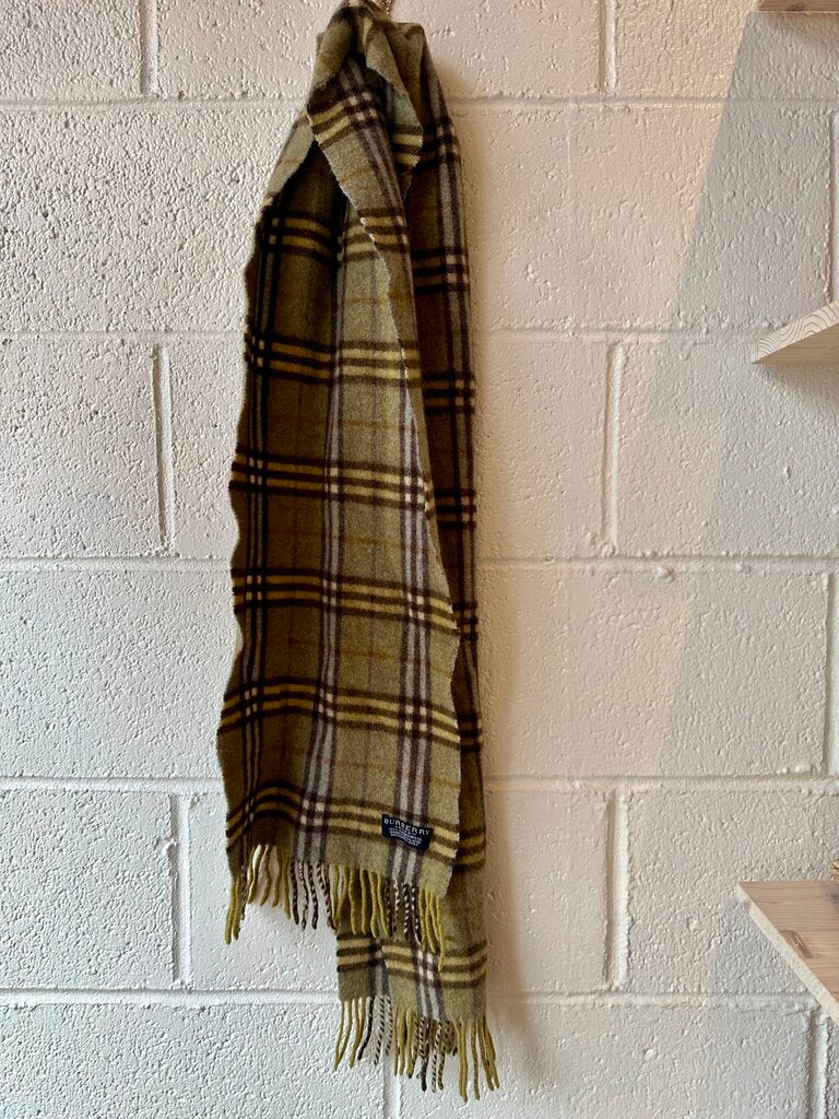 Vintage Burberry check scarf
