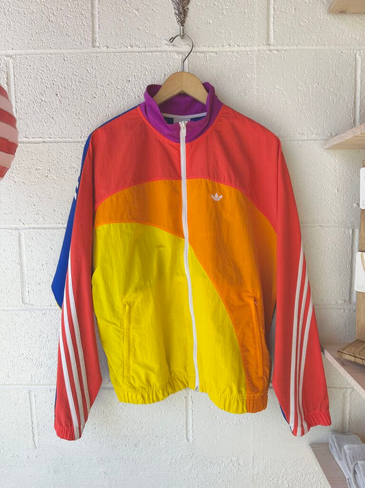 Adidas 'Pride Off Centre' rainbow track jacket