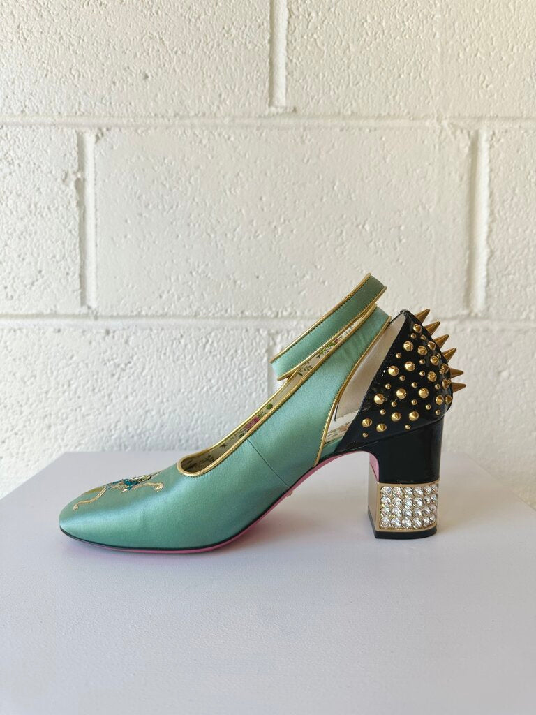 Gucci RARE 'Caspar Dragon' pumps
