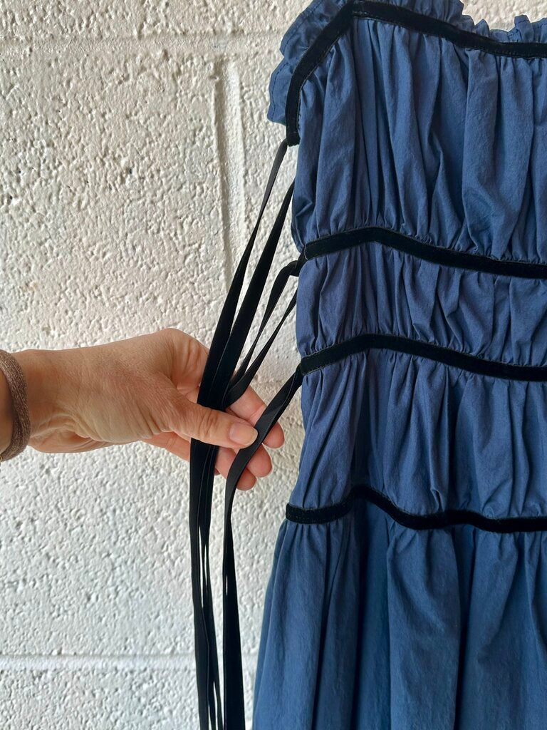 Ciao Lucia 'Elettra' ruched sleeveless midi dress