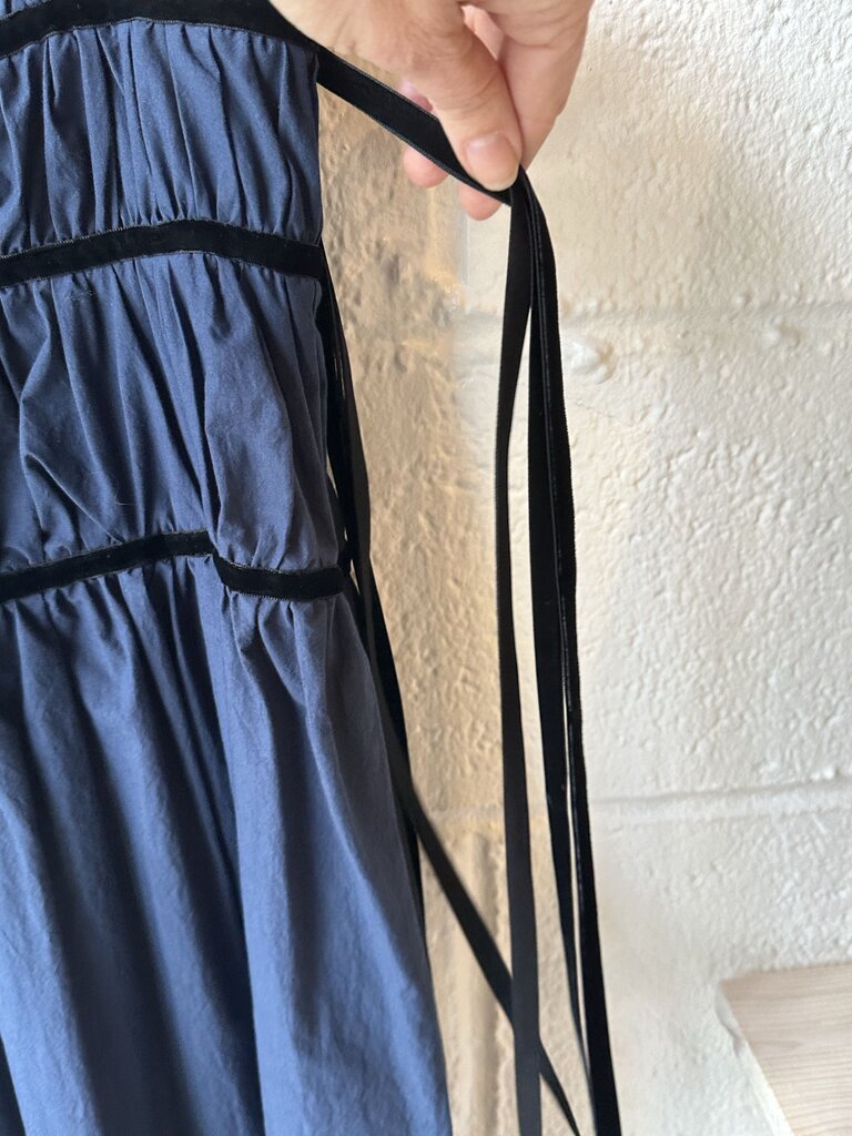 Ciao Lucia 'Elettra' ruched sleeveless midi dress