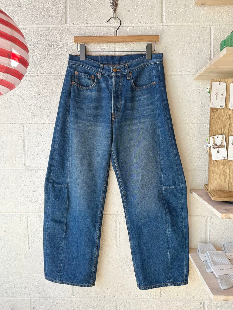 B Sides 'Slim Lasso' barrel leg denim