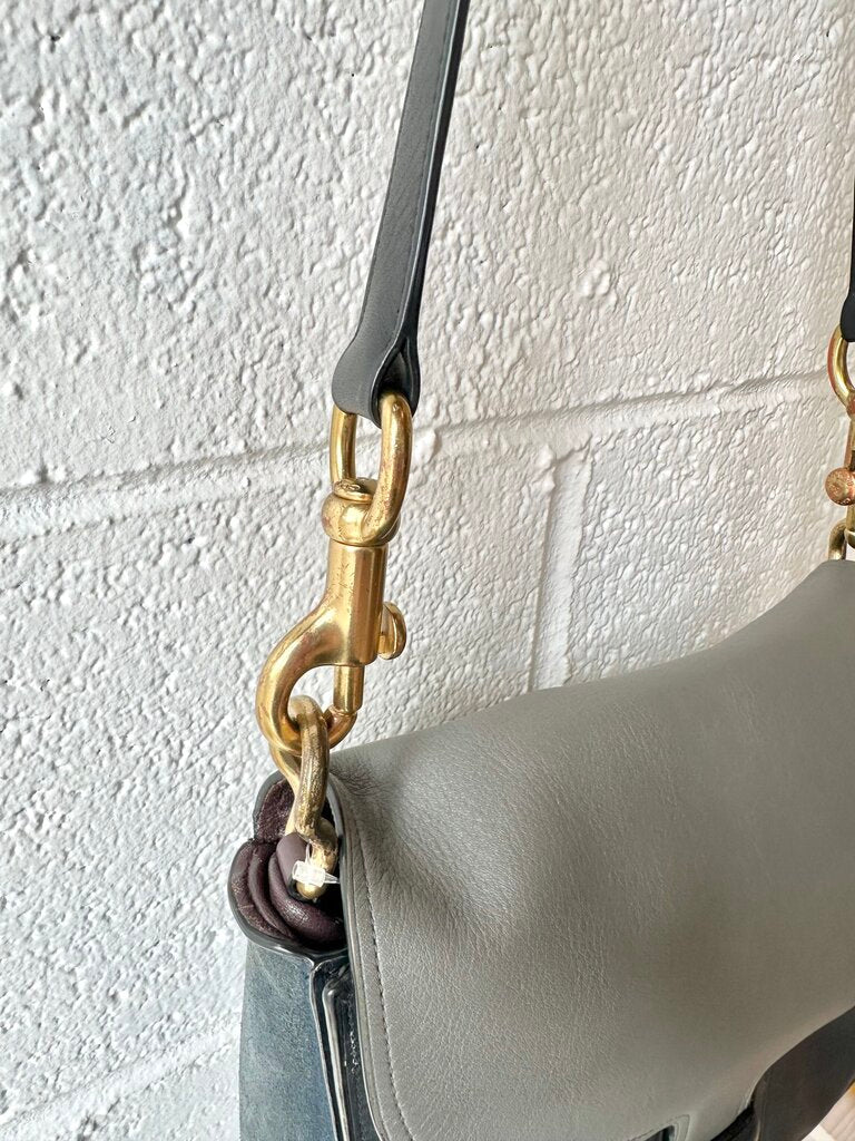Rodarte x Coach Suede & Leather Crossbody Bag