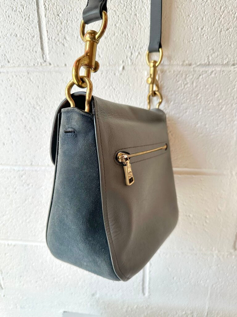 Rodarte x Coach Suede & Leather Crossbody Bag