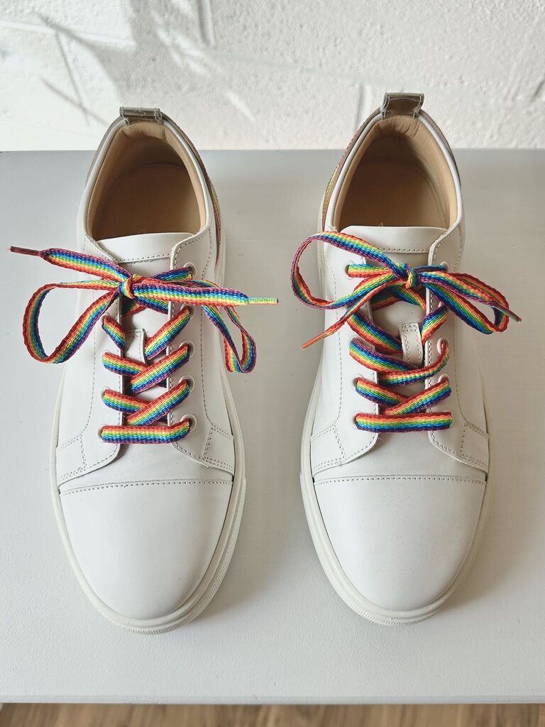 Christian Louboutin 'Arkenspeed' Rainbow Leather Trainers
