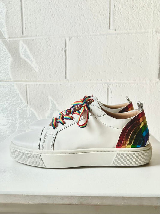 Christian Louboutin 'Arkenspeed' Rainbow Leather Trainers