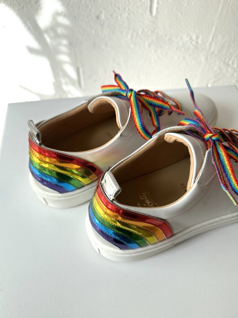 Christian Louboutin 'Arkenspeed' Rainbow Leather Trainers
