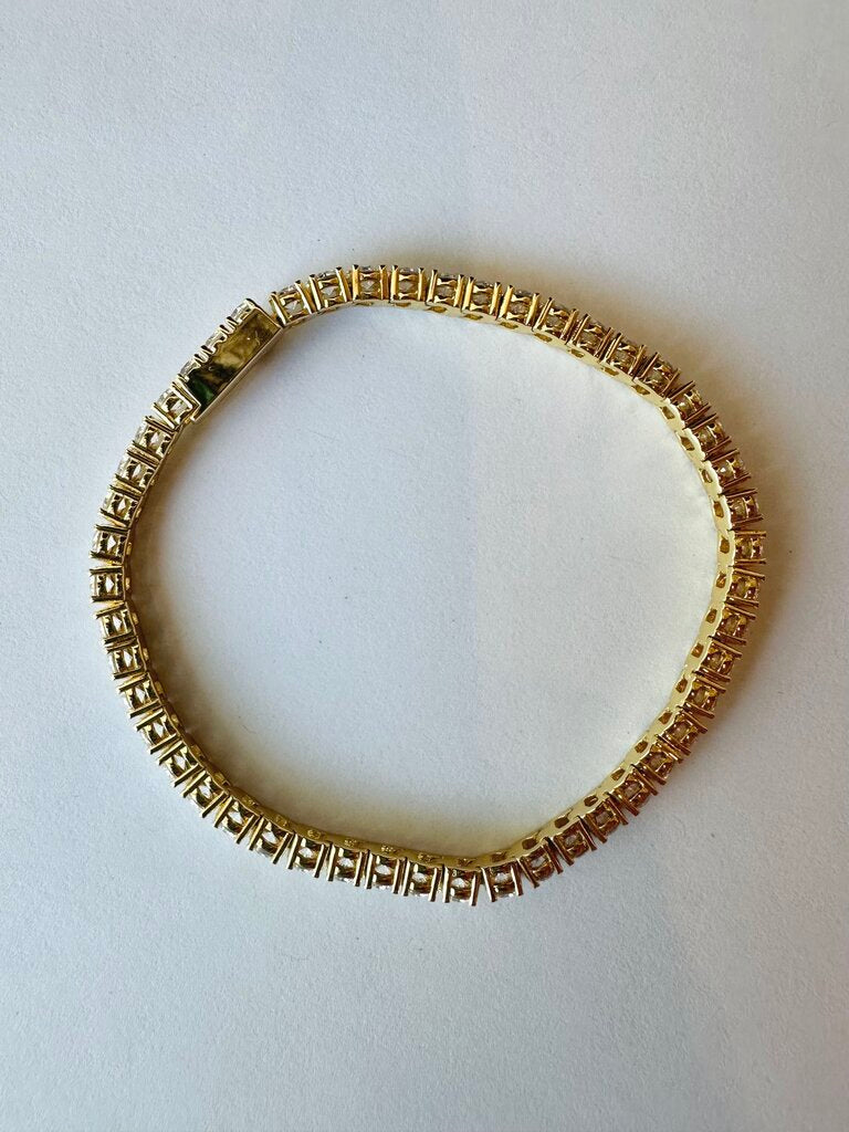 Jaxxon 14k gold tennis bracelet