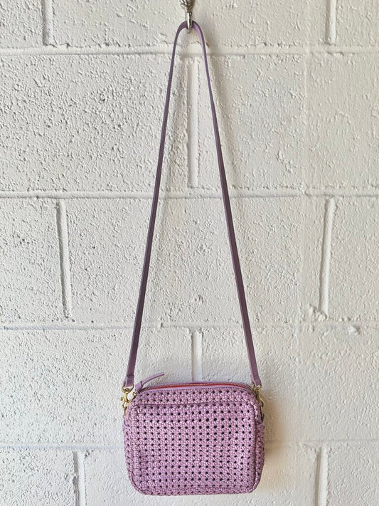 Clare V 'Midi Sac' Woven Rattan Crossbody Bag