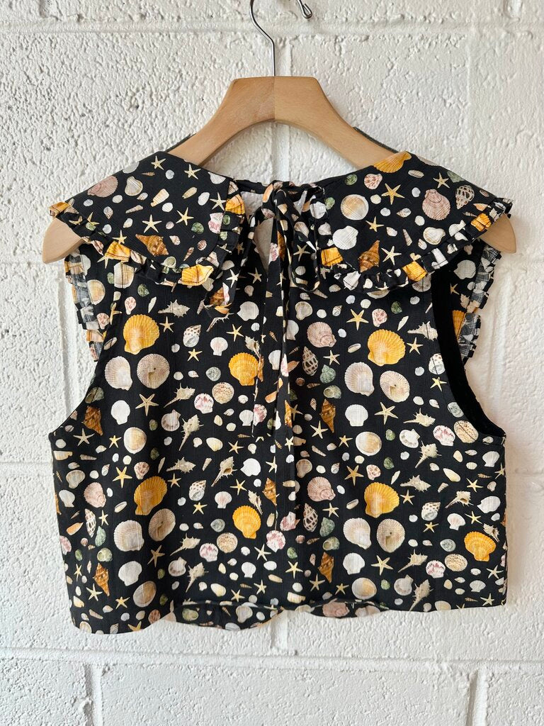 Rachel Antonoff Georgia Seashell Collared Top