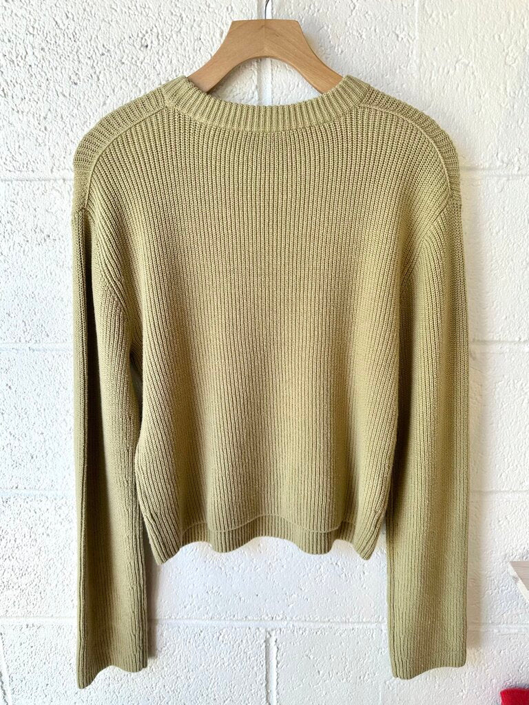 NEW Vince Cotton Ribbed Sweater