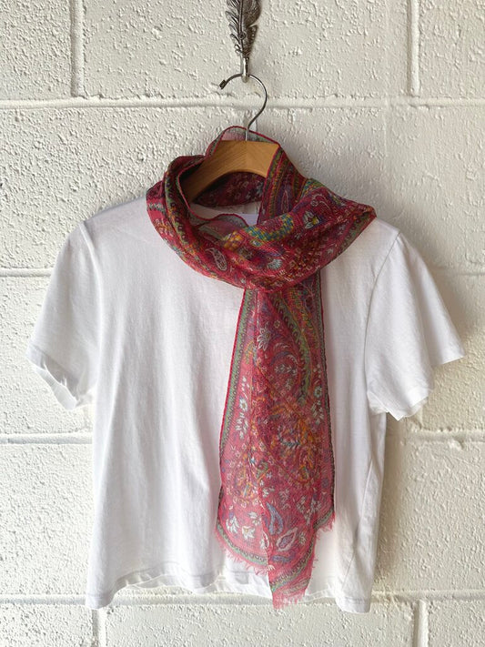 Etro floral silk scarf