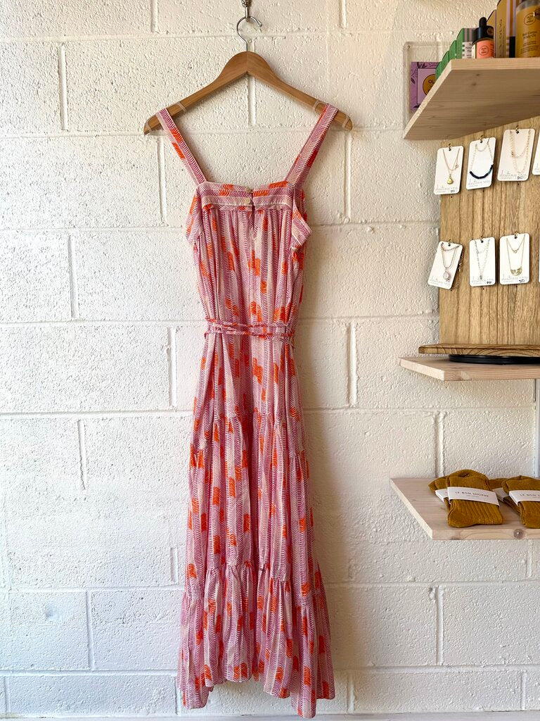 Lem Lem New 'Gigi Sweepy' Chevron Stripe Sundress