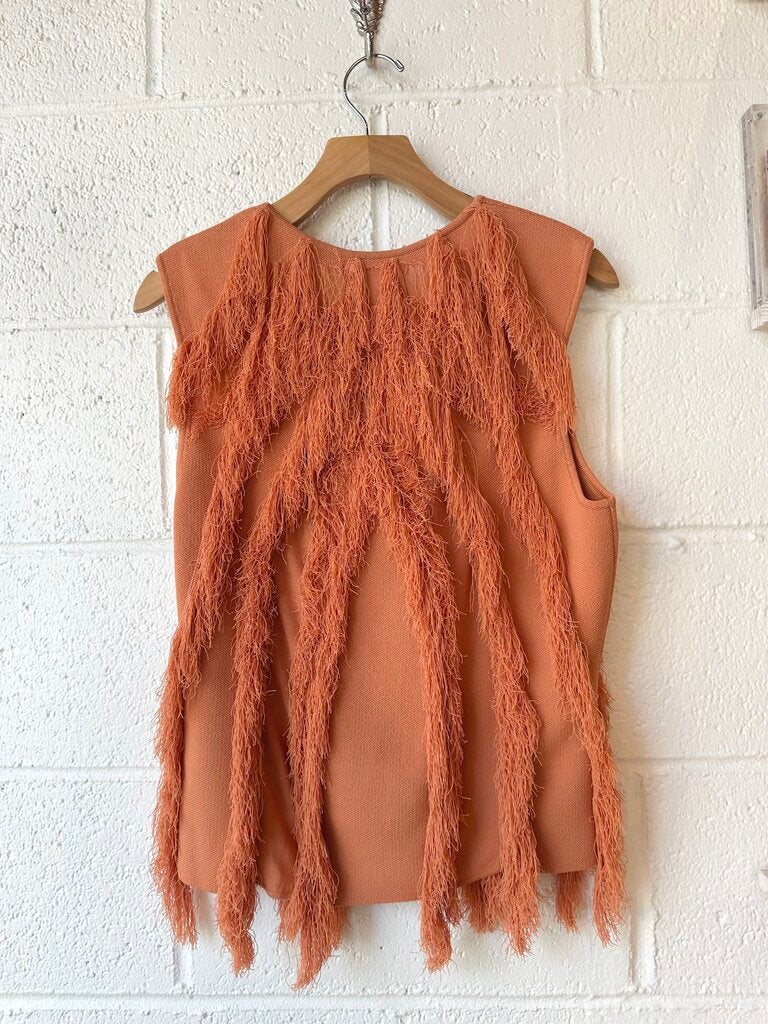 NEW Ulla Johnson 'Bonnie / Astrid' fringe knit top/skirt SET