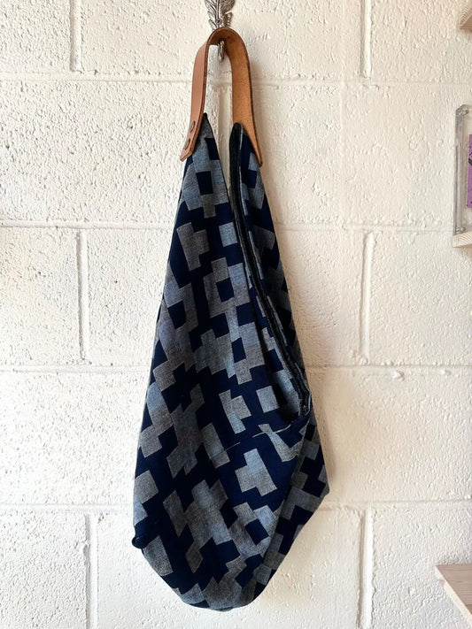 Treehouse Designs 'Wide Strap Rumi' patchwork/leather bag