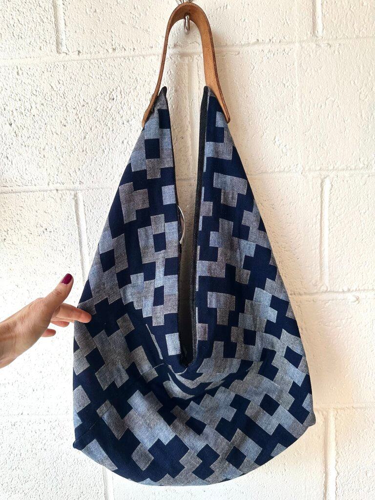 Treehouse Designs 'Wide Strap Rumi' patchwork/leather bag