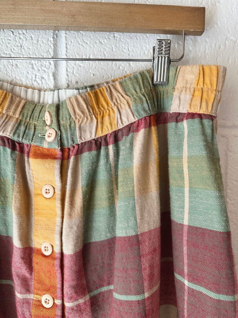 Ace & Jig 100% cotton plaid top/skirt SET