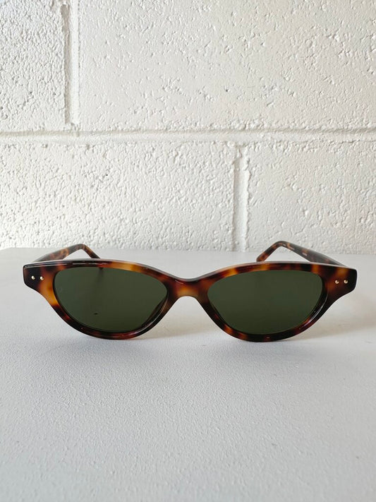 Linda Farrow 'Alessandra' tortoise cat eye sunglasses