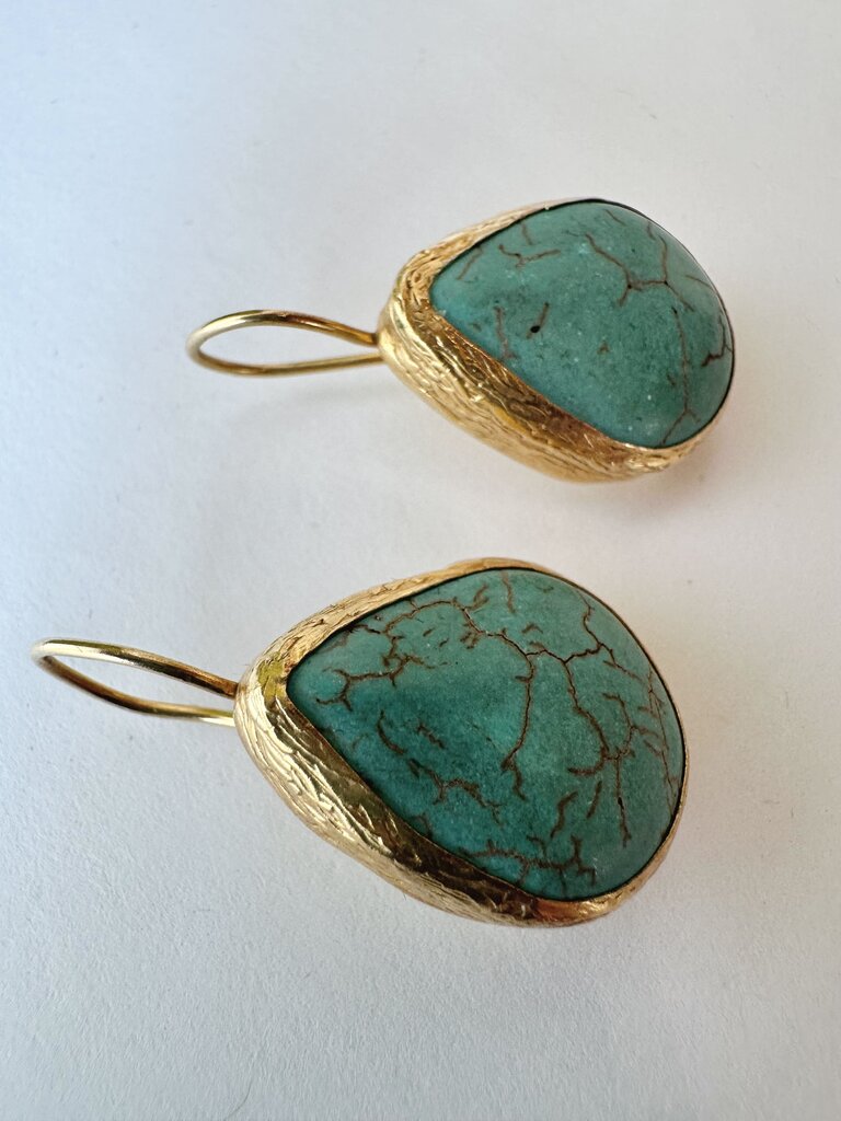 Gump's Signature turquoise earrings