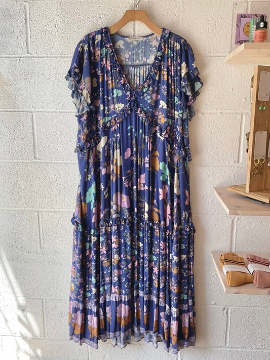 Spell & The Gypsy Floral Flowy Midi Dress