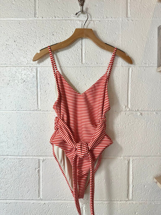 Mara Hoffman NEW 'Gamela' striped swimsuit