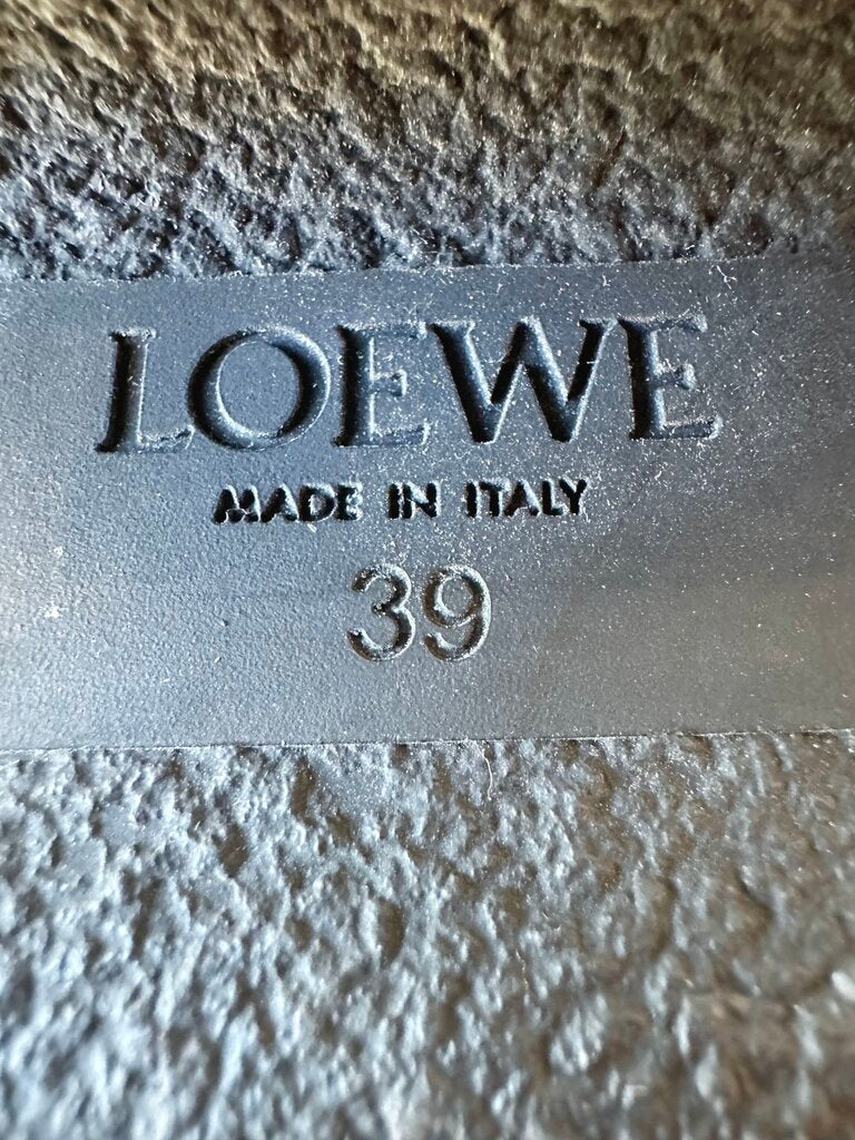 Loewe 'Mock-Crock Wedge Penny Loafers'