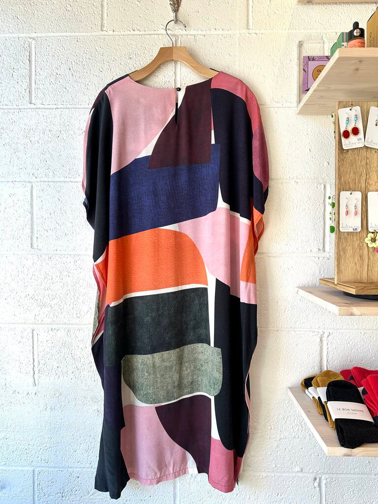 ELK 'Cirkel' print midi dress