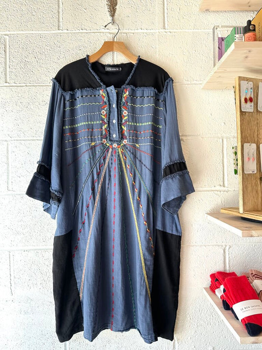 Antik Batik embroidered midi dress