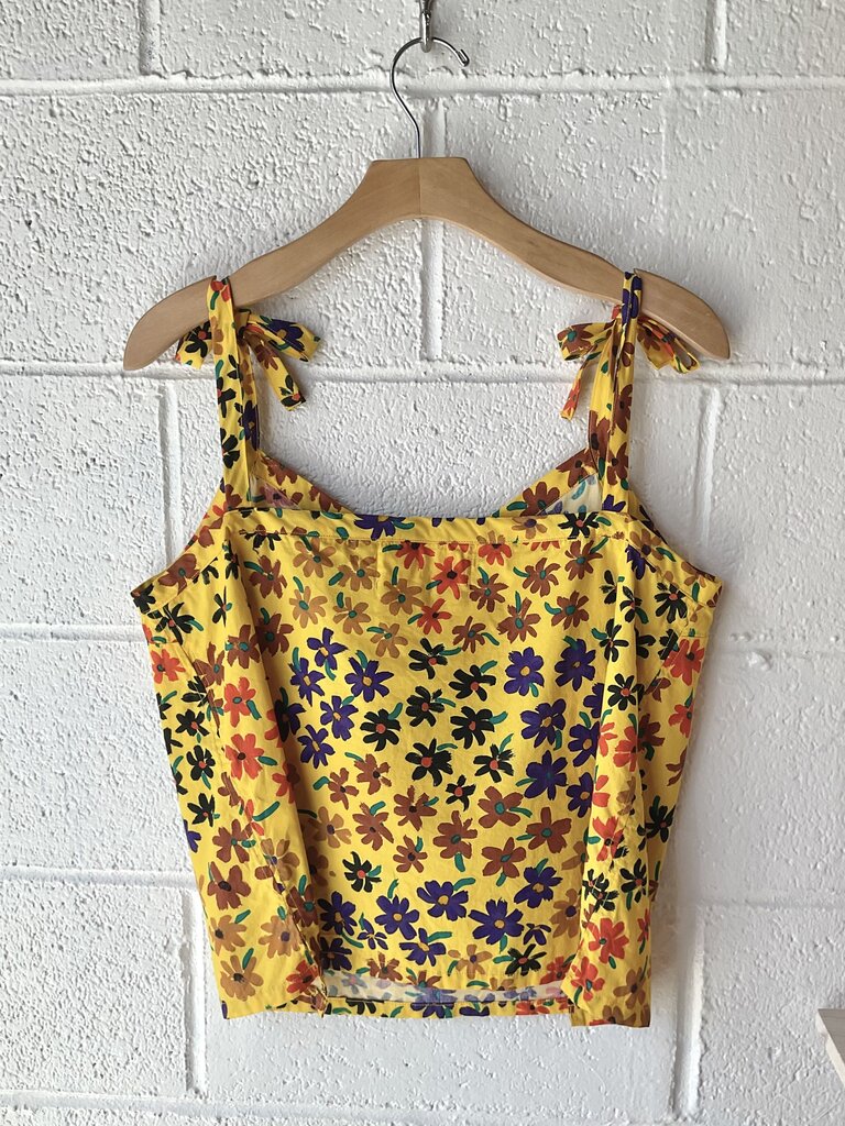 Soft Haus Floral Tie Strap Tank