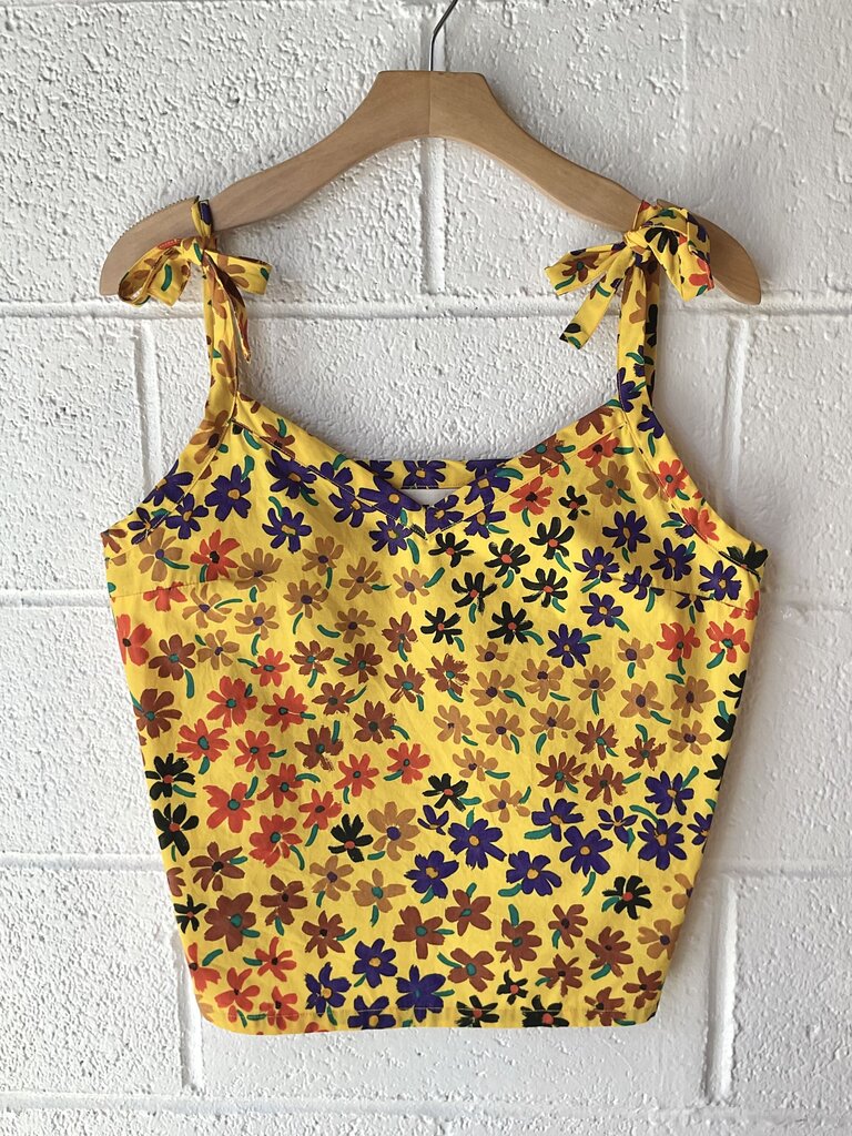 Soft Haus Floral Tie Strap Tank