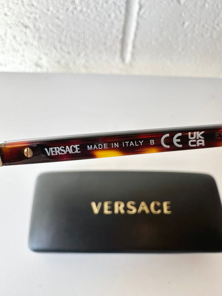 Versace tortoise cat eye sunglasses