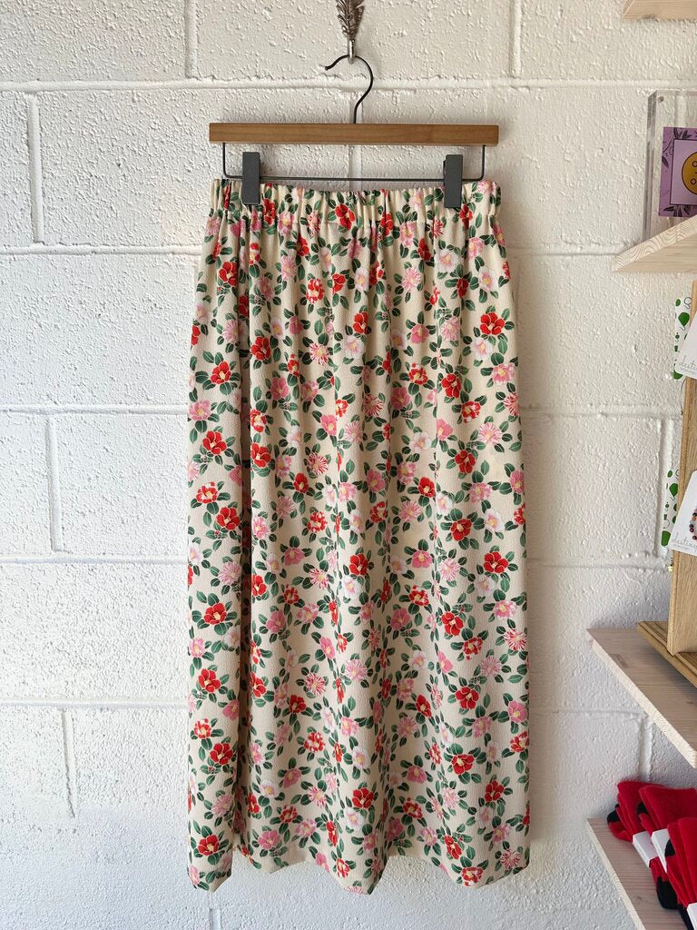 Beklina floral midi skirt