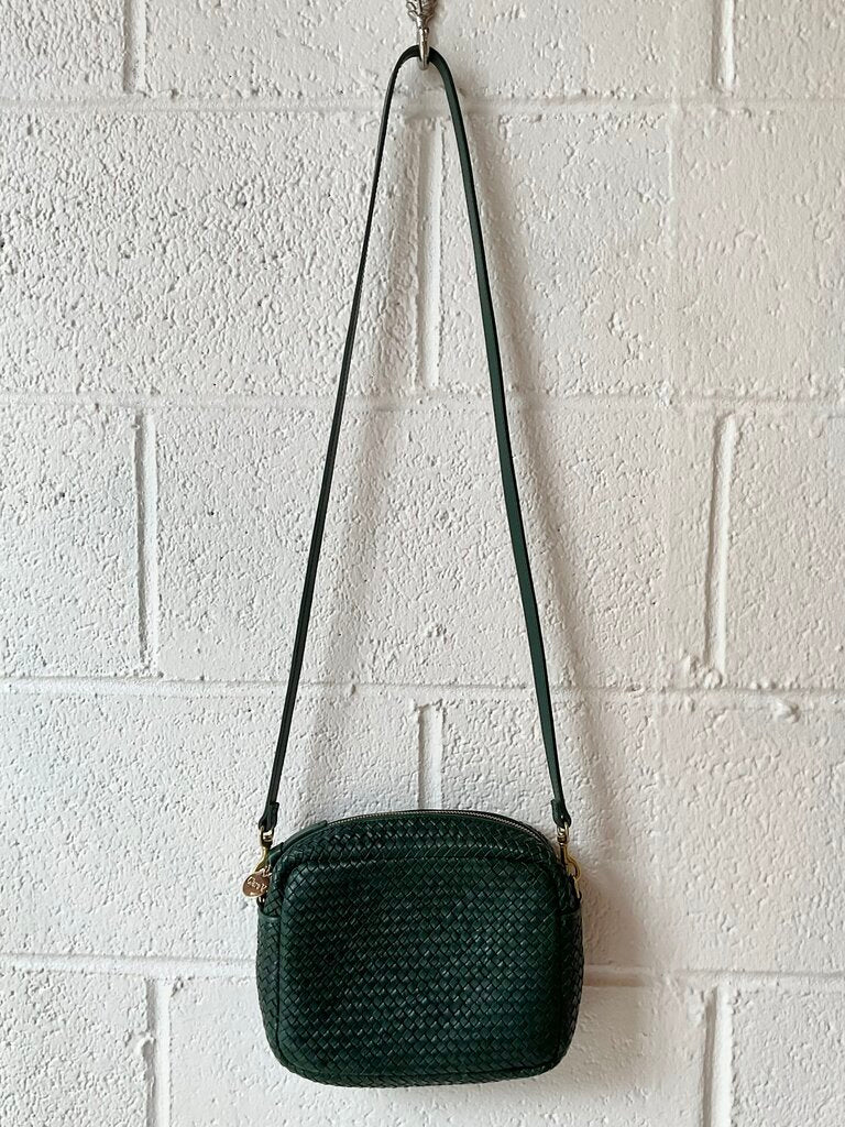 Clare V. ‘Midi Sac’ Woven Leather Bag