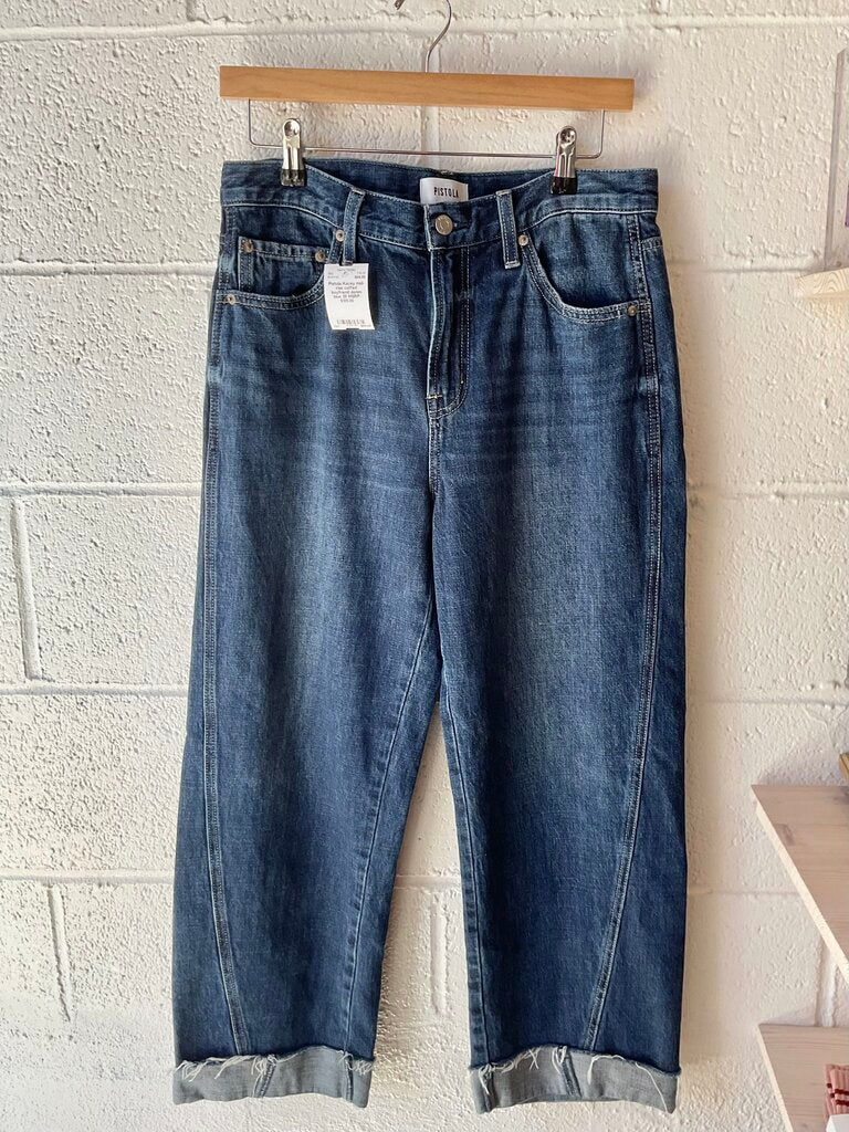 Pistola Kacey mid-rise cuffed boyfriend denim