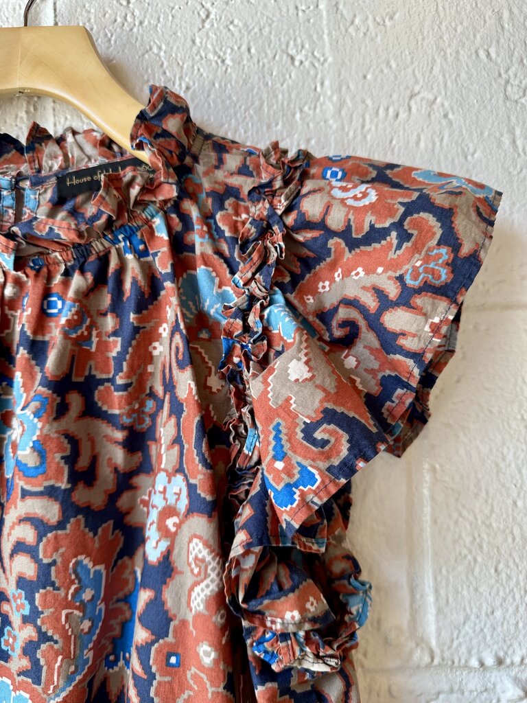 House Of Harlow print tiered skirt SET
