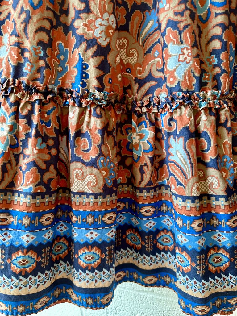 House Of Harlow print tiered skirt SET