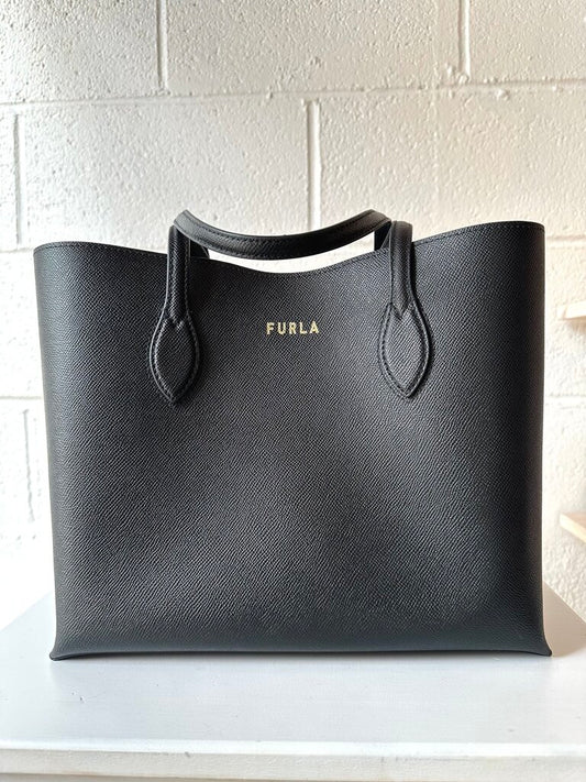 Furla 'Era' leather open tote bag