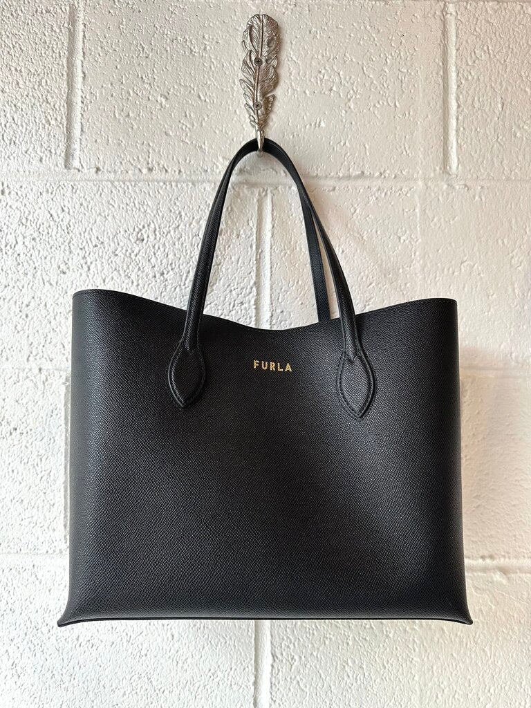 Furla 'Era' leather open tote bag