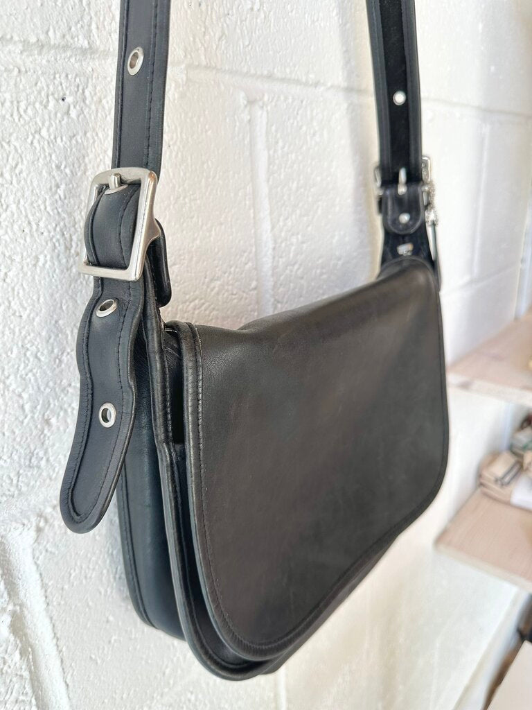 Vintage Coach Patricia Legacy Saddle Bag