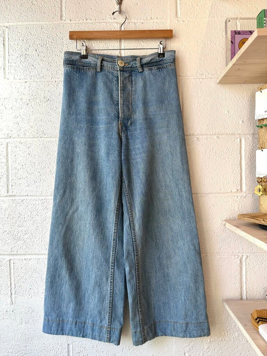 Jesse Kamm 'Sailor' pants (as-is= stains)