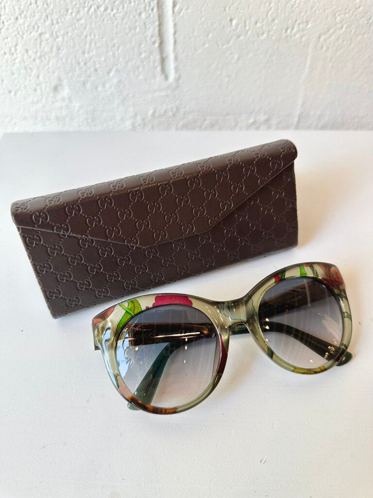Gucci multicolor printed sunglasses