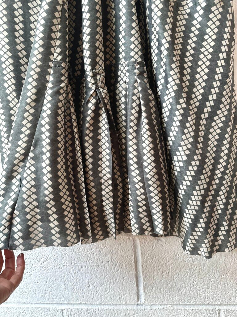 Marni 100% silk v neck midi dress