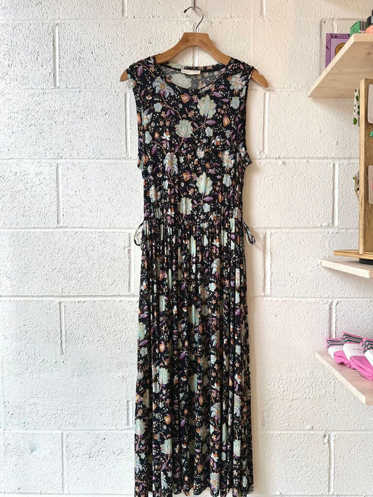 Ulla Johnson 'Clea' Floral Sleeveless Midi Dress