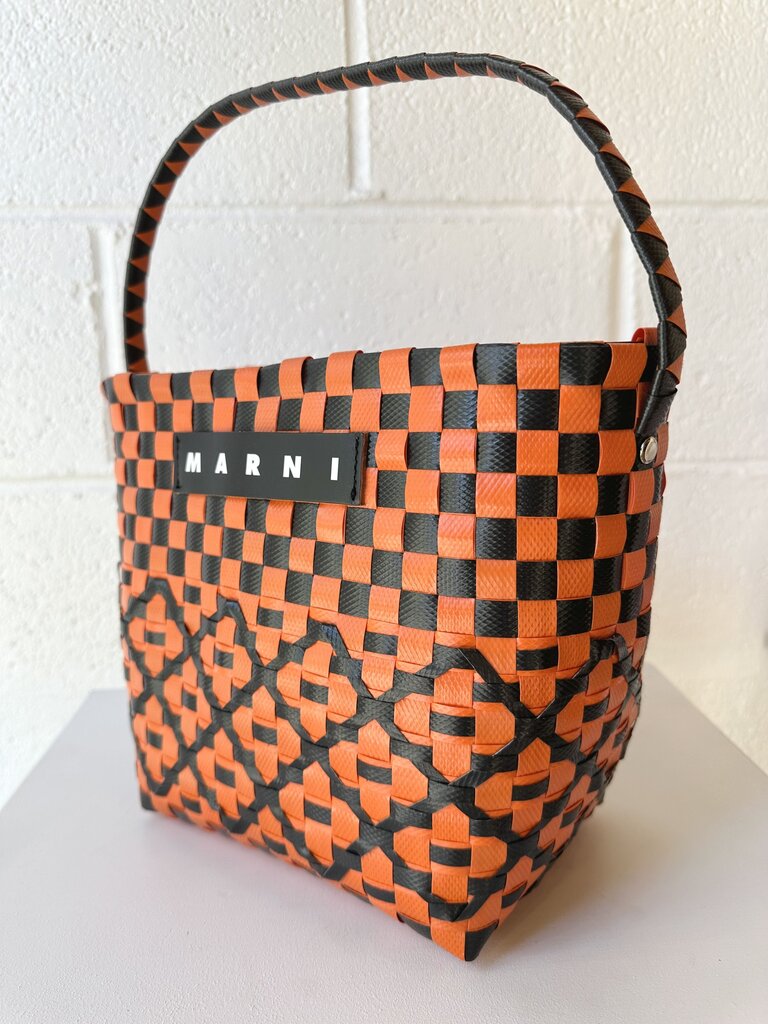 NEW Marni woven market tote bag