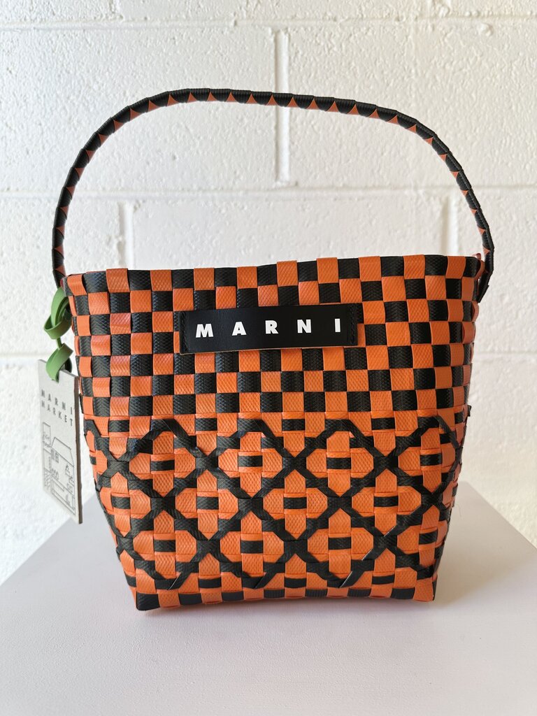 NEW Marni woven market tote bag